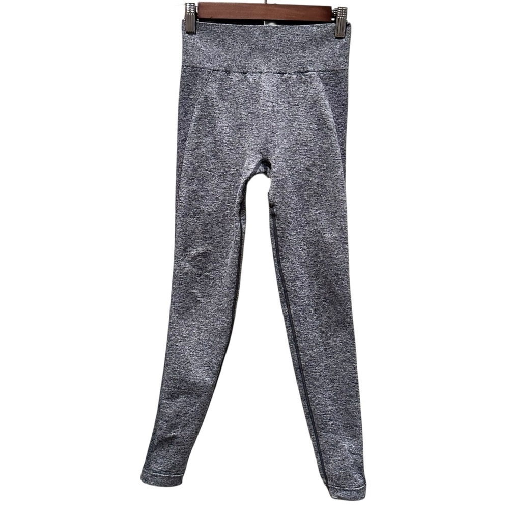 Gymshark Flex High Waisted Leggings Gray Pink Stretchy Gym Women’s Size XS